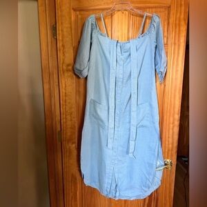 Reformation Sky Blue Dress